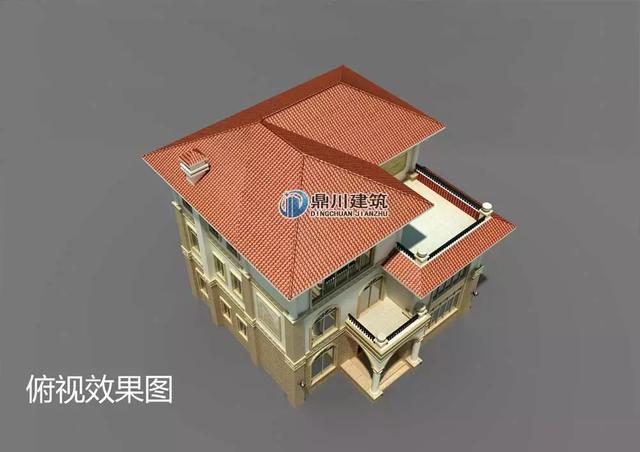 三層歐式別墅設(shè)計(jì)圖，11.8x12.5米，有棋牌室、多功能廳，含7個臥室，案例2最美，案例3花了50萬