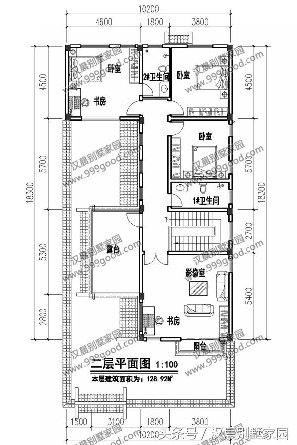 2棟新中式別墅設(shè)計(jì)圖，傳統(tǒng)形式結(jié)合現(xiàn)代建筑元素建成的三合院，當(dāng)下農(nóng)村蓋房的新選擇！