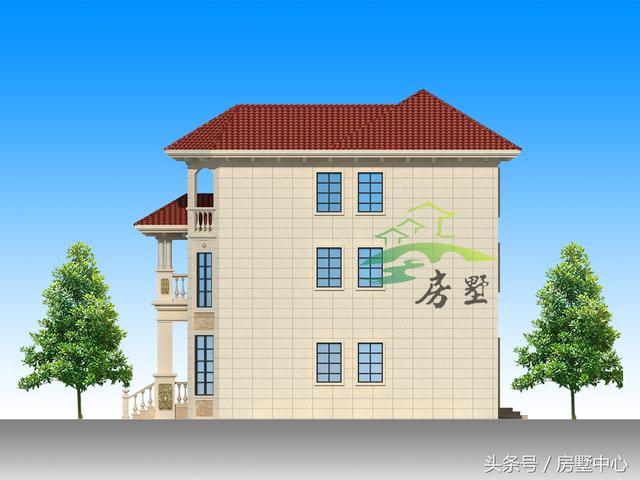 湖南衡陽三層精品小別墅設(shè)計(jì)圖，豪華大氣，占地還小！