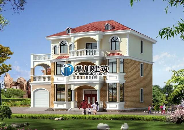 12套歐式自建別墅設(shè)計(jì)圖，任意一棟都精致大氣，農(nóng)村生活一樣過(guò)的舒適有品味，不比城里差！