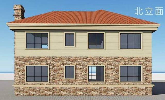 二層農(nóng)村自建房，帶堂屋， 經(jīng)濟(jì)實(shí)用，美觀大氣，真正適合農(nóng)村人的自建房！