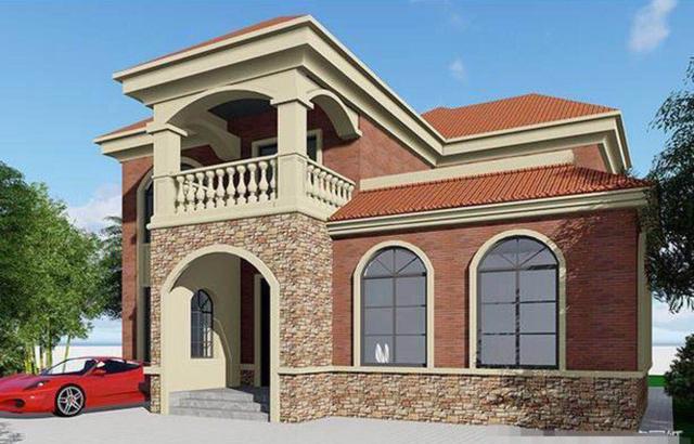 二層農(nóng)村自建房，帶堂屋， 經(jīng)濟(jì)實(shí)用，美觀大氣，真正適合農(nóng)村人的自建房！