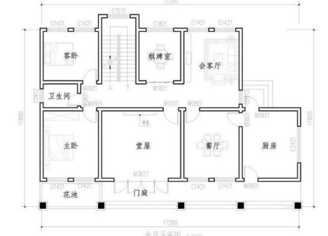 二層農(nóng)村自建房，帶堂屋， 經(jīng)濟(jì)實(shí)用，美觀大氣，真正適合農(nóng)村人的自建房！