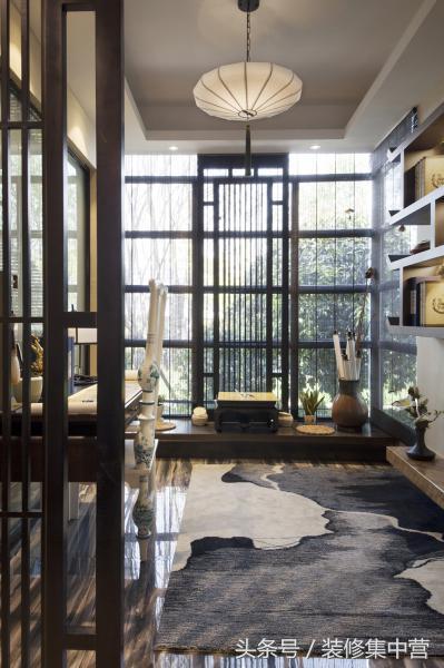 200平新中式裝修，現(xiàn)代時尚元素與傳統(tǒng)風(fēng)格文化的融合與碰撞