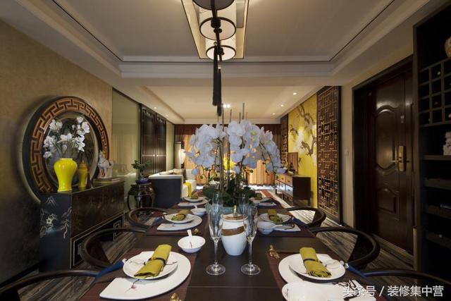 200平新中式裝修，現(xiàn)代時尚元素與傳統(tǒng)風(fēng)格文化的融合與碰撞