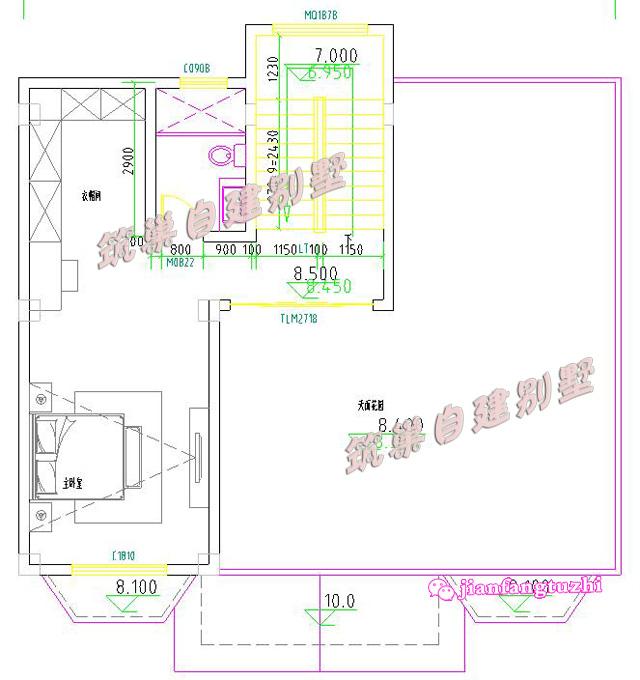 100㎡11x11米三層半農(nóng)村別墅設(shè)計圖，規(guī)整又溫馨，帶架空層