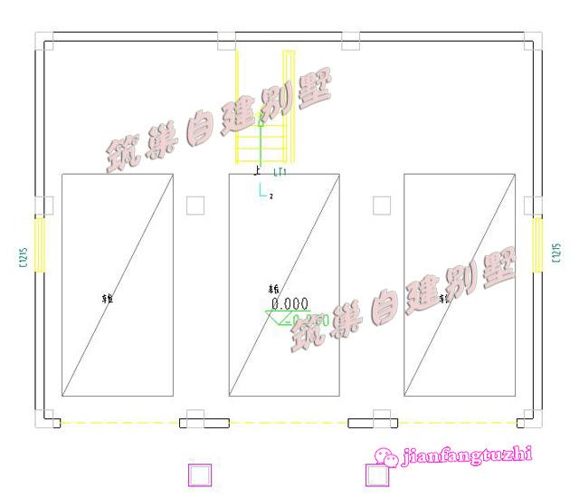 100㎡11x11米三層半農(nóng)村別墅設(shè)計圖，規(guī)整又溫馨，帶架空層