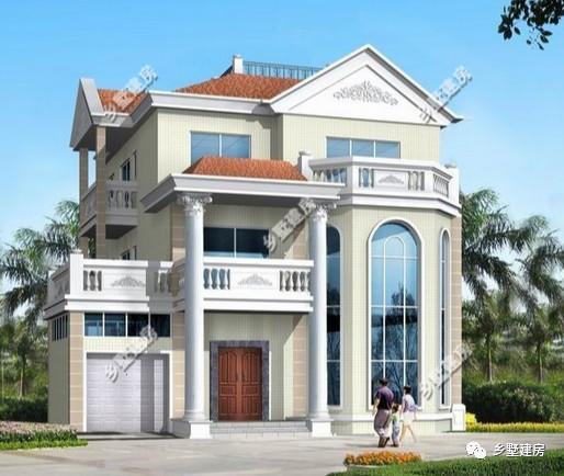 三層農(nóng)村自建房，13.3×14.6米，完美的空間布局，完勝城市商品房！