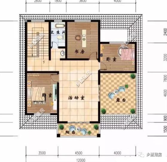 三層農(nóng)村自建房，13.3×14.6米，完美的空間布局，完勝城市商品房！