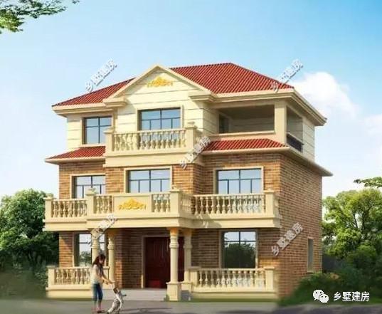 三層農(nóng)村自建房，13.3×14.6米，完美的空間布局，完勝城市商品房！