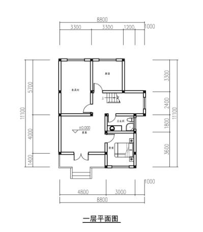 三層農(nóng)村自建房，占地90平方米，外觀大氣簡(jiǎn)約，室內(nèi)功能齊全，小地基也可以建美美的別墅！