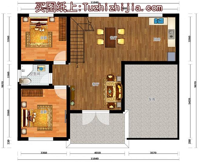 3款農(nóng)村10萬元二層樓房設(shè)計(jì)圖，70-100平別墅，超實(shí)用！
