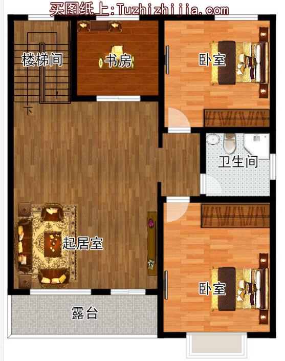 3款農(nóng)村10萬元二層樓房設(shè)計(jì)圖，70-100平別墅，超實(shí)用！