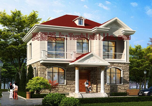 3款農(nóng)村10萬元二層樓房設(shè)計(jì)圖，70-100平別墅，超實(shí)用！