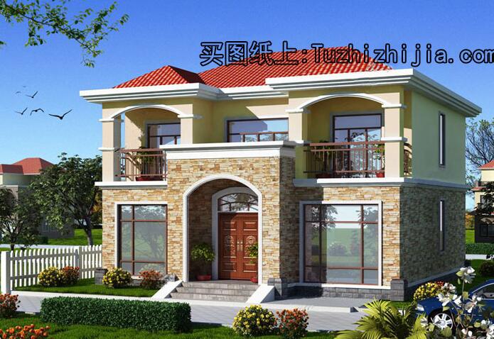 3款農(nóng)村10萬元二層樓房設(shè)計(jì)圖，70-100平別墅，超實(shí)用！