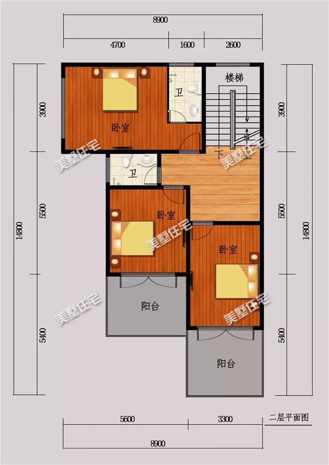 8X14米現(xiàn)代風(fēng)格三層別墅設(shè)計(jì)圖，異性框架結(jié)構(gòu)，設(shè)計(jì)師真的用心了