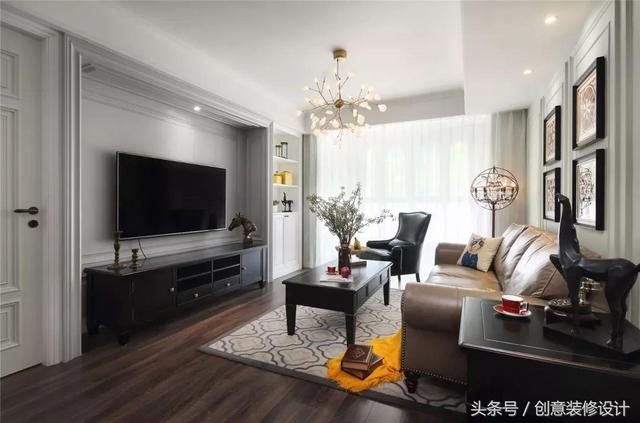 110㎡美式小三居用了32萬裝修，爸媽最滿意老人房的設(shè)計(jì)！