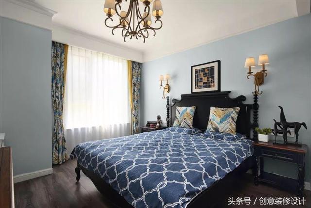 110㎡美式小三居用了32萬裝修，爸媽最滿意老人房的設(shè)計(jì)！