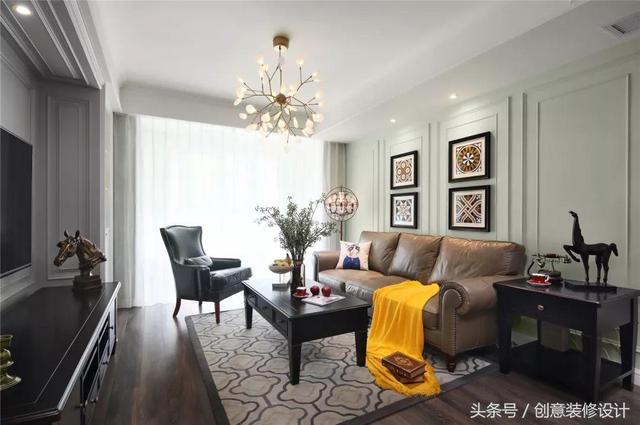 110㎡美式小三居用了32萬裝修，爸媽最滿意老人房的設(shè)計(jì)！