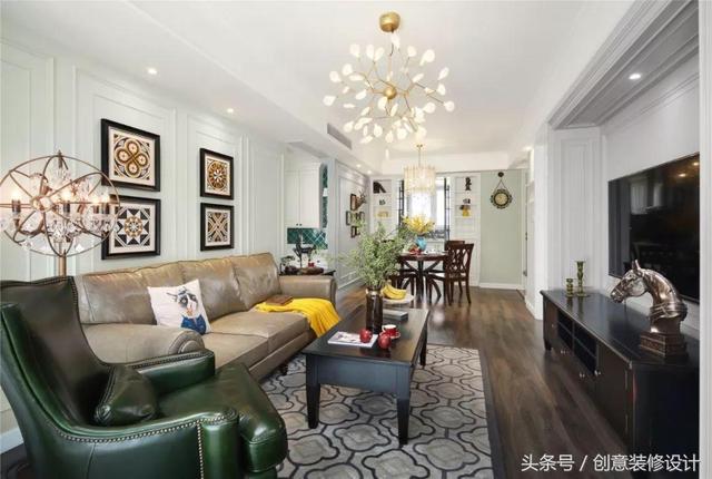 110㎡美式小三居用了32萬裝修，爸媽最滿意老人房的設(shè)計(jì)！