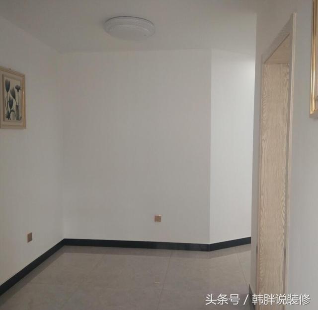 90㎡小三房簡(jiǎn)裝8萬(wàn)搞定，工薪階層新房裝修，瓷磚搭配大白墻。