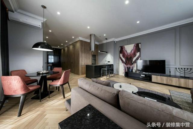 180平方現(xiàn)代簡約裝修案例，簡單大方，個性鮮明，功能性高，人人會卻非人人懂