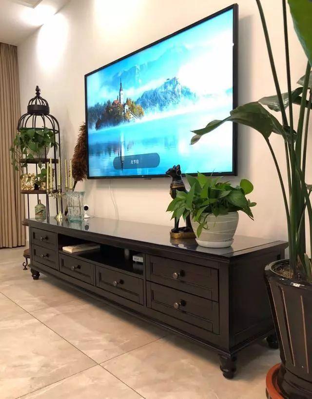 偏美式風(fēng)格裝修，裝修4個多月，最滿意客廳裝修，榻榻米美觀又實(shí)用