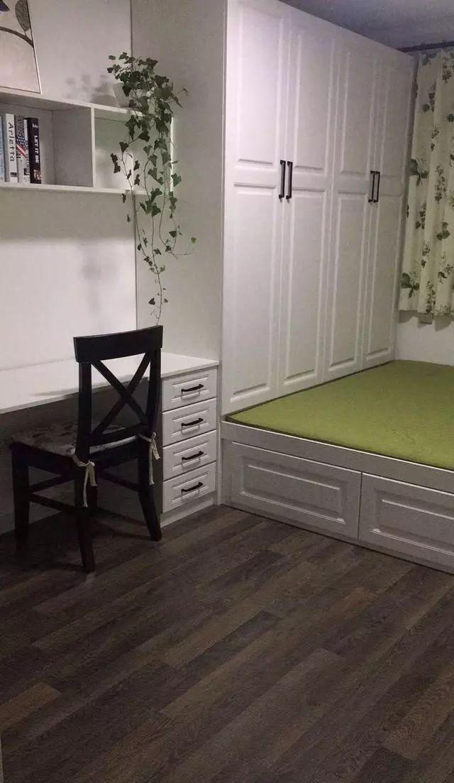 偏美式風(fēng)格裝修，裝修4個多月，最滿意客廳裝修，榻榻米美觀又實(shí)用