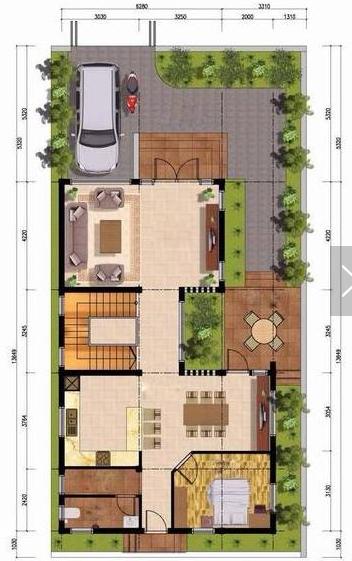農(nóng)村自建房，6.2X13.6米，不僅外觀時(shí)尚，造價(jià)經(jīng)濟(jì)，戶型實(shí)用!