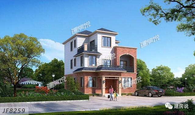 108㎡的三層別墅設(shè)計(jì)圖，宅基地小，別煩惱，一起來(lái)漲姿勢(shì)