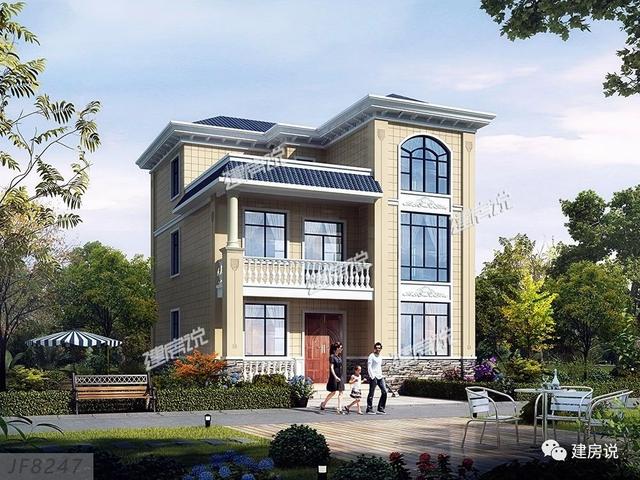 108㎡的三層別墅設(shè)計(jì)圖，宅基地小，別煩惱，一起來(lái)漲姿勢(shì)