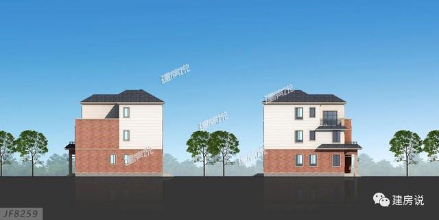 108㎡的三層別墅設(shè)計(jì)圖，宅基地小，別煩惱，一起來(lái)漲姿勢(shì)