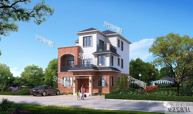 108㎡的三層別墅設(shè)計(jì)圖，宅基地小，別煩惱，一起來(lái)漲姿勢(shì)