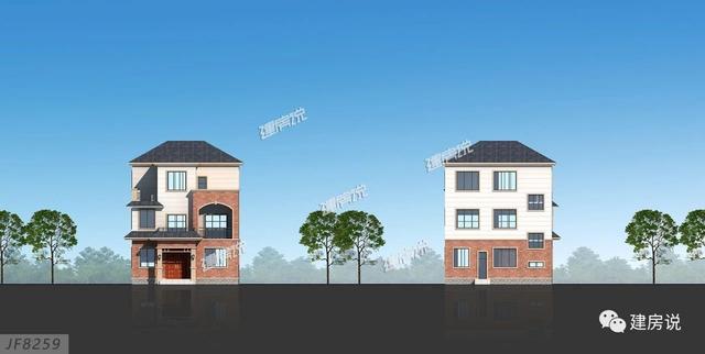 108㎡的三層別墅設(shè)計(jì)圖，宅基地小，別煩惱，一起來(lái)漲姿勢(shì)