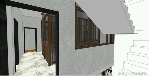 12X17米經(jīng)典新中式三層別墅設(shè)計(jì)圖，車庫(kù)+院子+堂屋，完美布局低調(diào)內(nèi)涵！