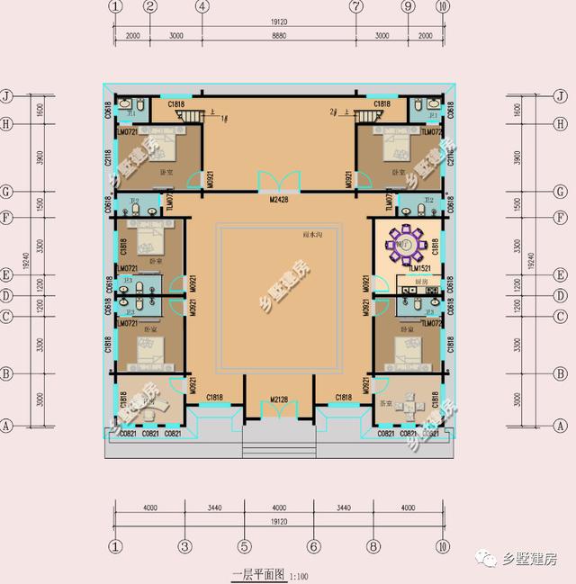 兩款新中式四合院設(shè)計圖，完美的將傳統(tǒng)與現(xiàn)代相結(jié)合，打造最適合你的別墅！