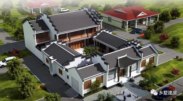 兩款新中式四合院設(shè)計圖，完美的將傳統(tǒng)與現(xiàn)代相結(jié)合，打造最適合你的別墅！