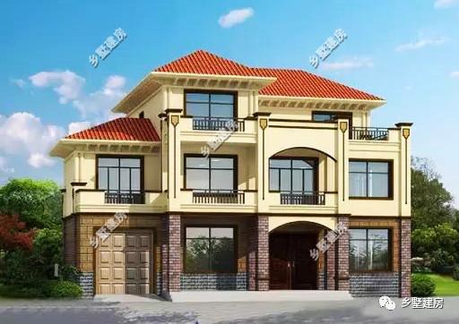 兩款造型經(jīng)典又實(shí)用的三層農(nóng)村別墅圖，主題造價(jià)才30萬