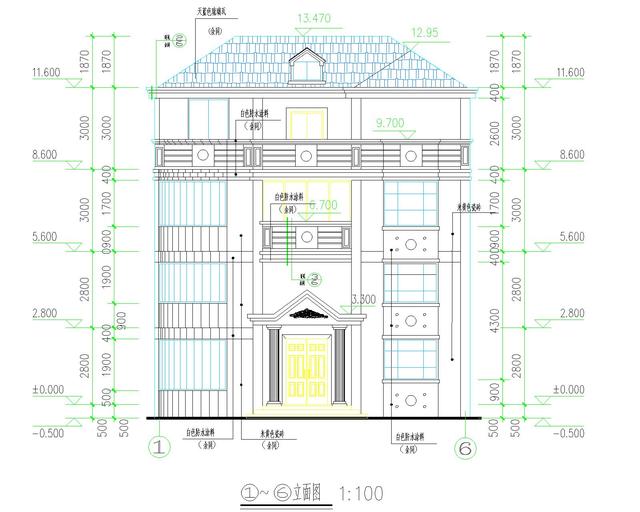 4層農(nóng)村自建房設(shè)計圖11.55米*11.9，經(jīng)濟實用，比較適合多人口之家！