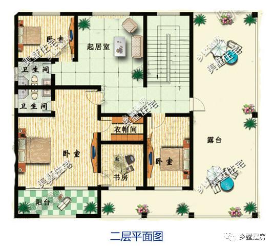 兩款款別致小洋樓設(shè)計圖，張揚而又接地氣，建一棟超有面子！