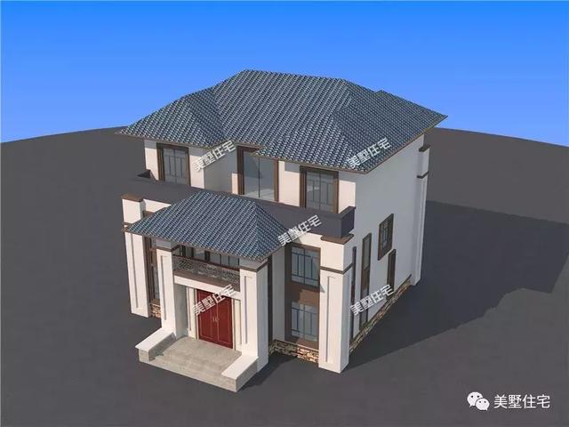 12X11米歐式風(fēng)格三層別墅圖，娛樂室健身房、吧臺(tái)大露臺(tái)俱全，這才是真正的農(nóng)村別墅