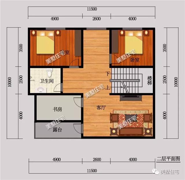 3套新中式風(fēng)格的別墅戶型圖，造價30萬左右，造型更符合現(xiàn)代人的審美