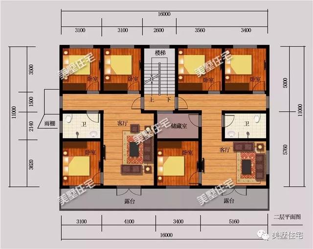 3套新中式風(fēng)格的別墅戶型圖，造價30萬左右，造型更符合現(xiàn)代人的審美