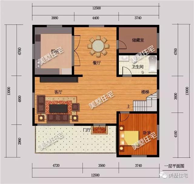3套新中式風(fēng)格的別墅戶型圖，造價30萬左右，造型更符合現(xiàn)代人的審美