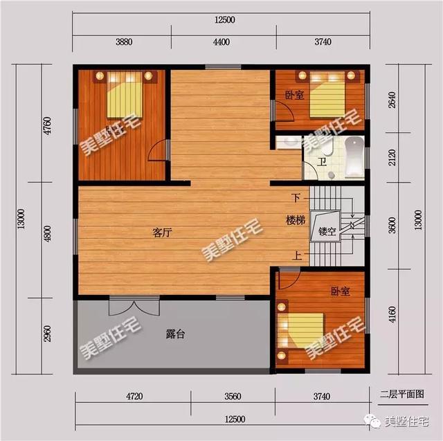 3套新中式風(fēng)格的別墅戶型圖，造價30萬左右，造型更符合現(xiàn)代人的審美
