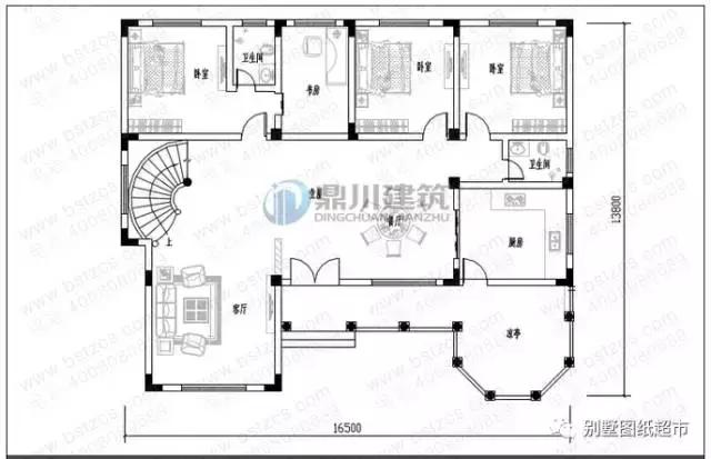 15套漂亮三層復式別墅戶型圖，4套帶旋轉樓梯， 經(jīng)濟實用，美觀大氣，我們一起來看看吧