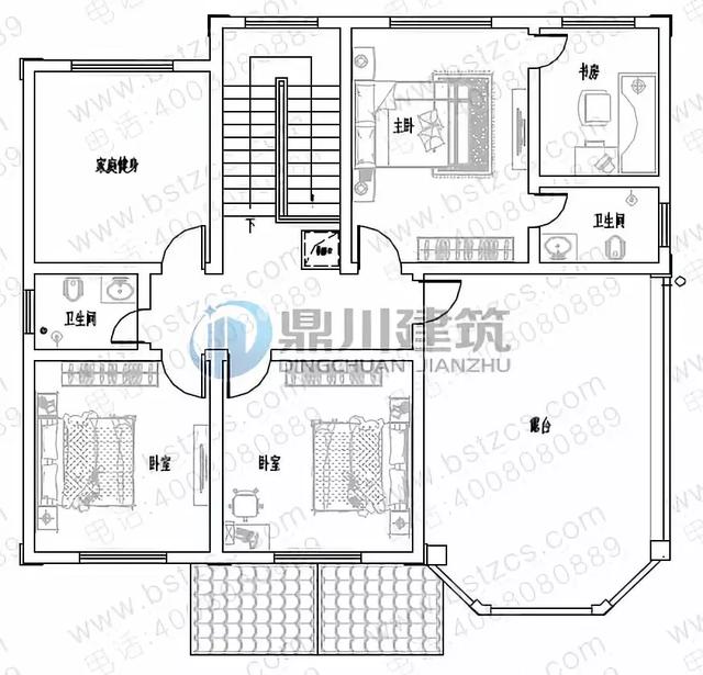 15套漂亮三層復式別墅戶型圖，4套帶旋轉樓梯， 經(jīng)濟實用，美觀大氣，我們一起來看看吧