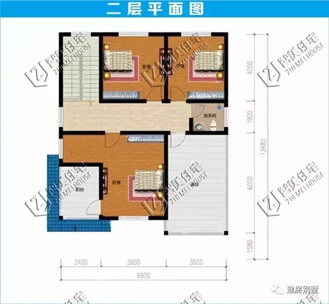 3棟面寬不足10米的農(nóng)村自建別墅設計圖，小面寬建出來的房子既精致又大氣