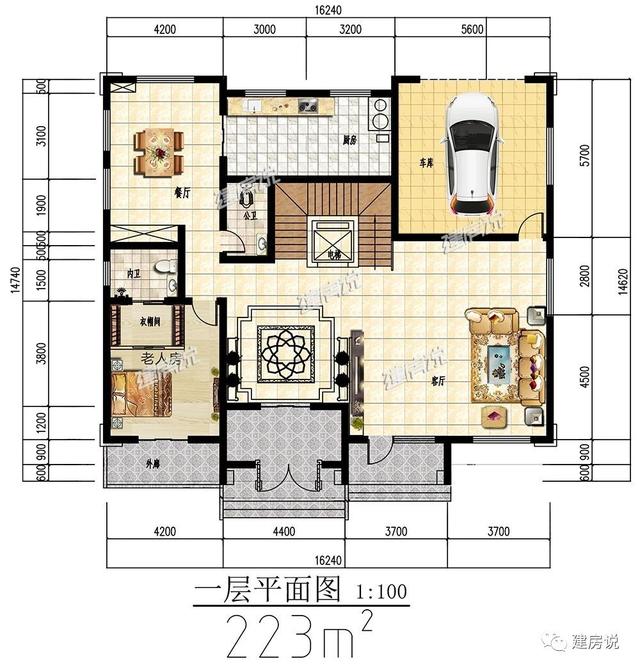 一款三層新中式別墅，讓你在鄰居面前驕傲一輩子，有實力就是那么自信！
