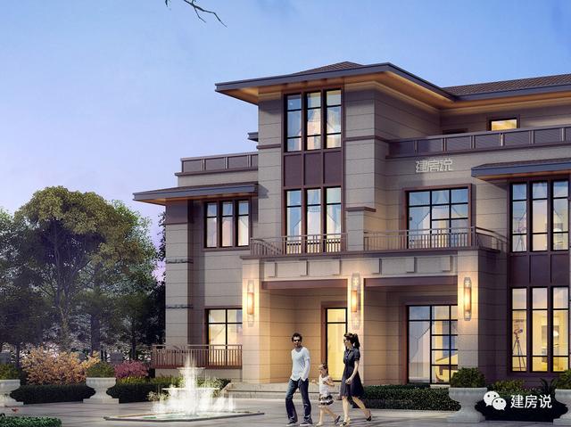 一款三層新中式別墅，讓你在鄰居面前驕傲一輩子，有實力就是那么自信！